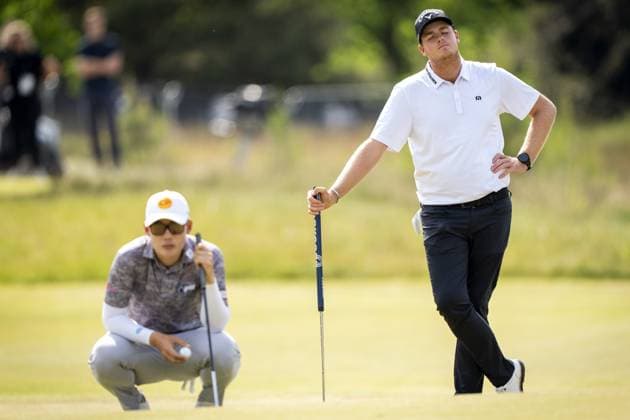 CROMVOIRT - Deon Germishuys (RSA) in action during the 103rd edition of the KLM Open golf tournament. The KLM Open counts as a qualifying tournament for the US Open. AP SANDER KING xVIxANPxSportx xxANPxIVx 470422783 originalFilename: 470422783.jpg