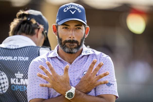 CROMVOIRT - Pablo Larrazabal (ESP) after winning the 103rd edition of the KLM Open golf tournament. The KLM Open counts as a qualifying tournament for the US Open. ANP SANDER KONING netherlands out - belgium out Cromvoirt xVIxxIVx 470421036 originalFilename: 0258128813st.jpg