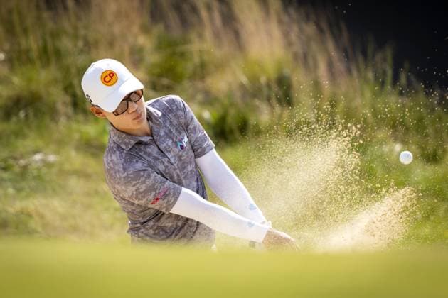 CROMVOIRT - Jazz Janewattananond (THA) in action during the 103rd edition of the KLM Open golf tournament. The KLM Open counts as a qualifying tournament for the US Open. ANP SANDER KONING netherlands out - belgium out Cromvoirt xVIxxIVx 470422789 originalFilename: 0258129448st.jpg