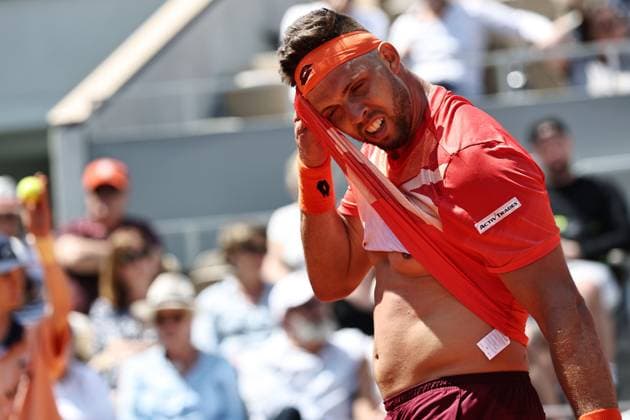 Jiri Vesely, CZE, during first round of 2023 French Open at Roland Garros, Paris, 28 05 2023; -