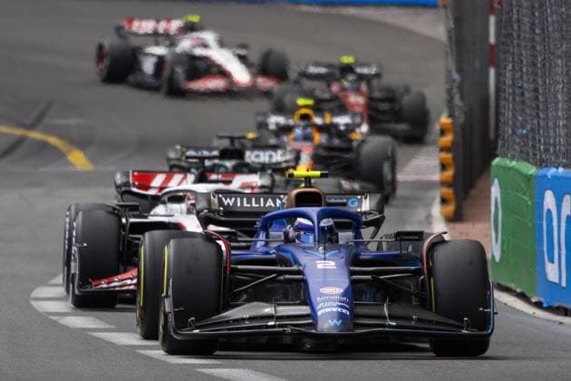 02 SARGEANT Logan (usa), Williams Racing FW45, action during the Formula 1 Grand Prix de Monaco 2023, 6th round of the 2023 Formula One World Championship, WM, Weltmeisterschaft from May 26 to 28, 2023 on the Circuit de Monaco, in Monaco - F1 - MONACO GRAND PRIX 2023 - RACE DPPI Panoramic  00123013__DE_6258