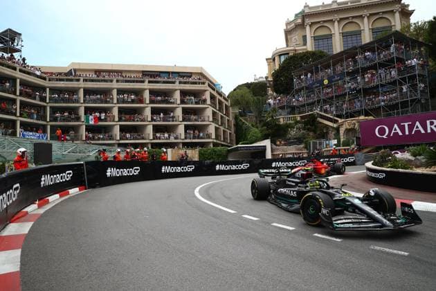 44 Lewis Hamilton, Mercedes during the Monaco GP, 25-28 May 2023 at Montecarlo, Formula 1 World Championship, WM, Weltmeisterschaft 2023.  Copyright: xFedericoxBasilex xIPAx xipa-agenx xFedericoxBasilex 0 IPA_IPA38304469
