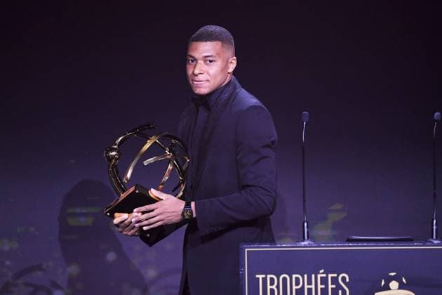 07 Kylian MBAPPE (psg) during the ceremony for the UNFP Trophies on May 28, 2023 in Paris, France. FOOTBALL : 31e Ceremonie des Trophees UNFP - Paris - 28 05 2023 Pool Panoramic 