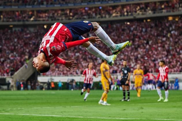 Sport Themen der Woche KW21 Sport Bilder des Tages RECORD DATE NOT STATED Liga BBVA MX Clausura 2023 Guadalajara vs Tigres UANL Gran Final Roberto Alvarado celebrates his goal 1-0 of Guadalajara during the game Guadalajara vs Tigres UANL, corresponding to second leg match of great final of the Torneo Clausura 2023 of the Liga BBVA MX, at Akron Stadium, on May 28, 2023. <br><br> Roberto Alvarado celebra su gol 1-0 de Guadalajara durante el partido Guadalajara vs Tigres UANL, Correspondiente al partido de Vuelta de la Gran final del Torneo Clausura 2023 de la Liga BBVA MX, en el Estadio Akron, el 28 de Mayo de 2023. GUADALAJARA JALISCO MEXICO  Copyright: xJorgexMartinezx 20230528205655_LMX_C23_FV_GDL_UANL_ALVARADO191