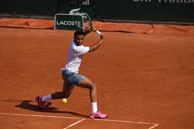Tennis : Roland Garros 2023 - France - Arthur Fils - France Tennis : Roland Garros 2023 - France - 29 05 23 ChrysleneCaillaud Panoramic 