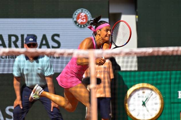 Caroline Garcia ( France ) TENNIS : Roland Garros 2023 - Internationaux de France - 29 05 2023 FedericoPestellini Panoramic 