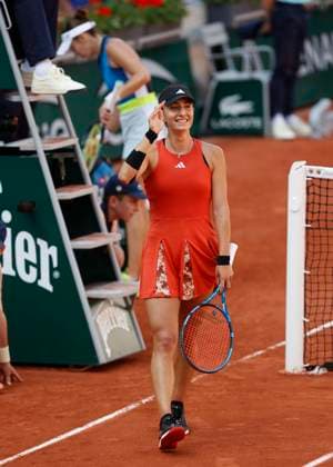 Elina Avanesyan jubelt nach dem Sieg, Jubel, Freude, Emotion Tennis - French Open 2022 - Grand Slam ATP, Tennis Herren WTA, Tennis Damen ITF - Roland Garros - Paris - - France - 29 May 2023. Copyright: xJuergenxHasenkopfx