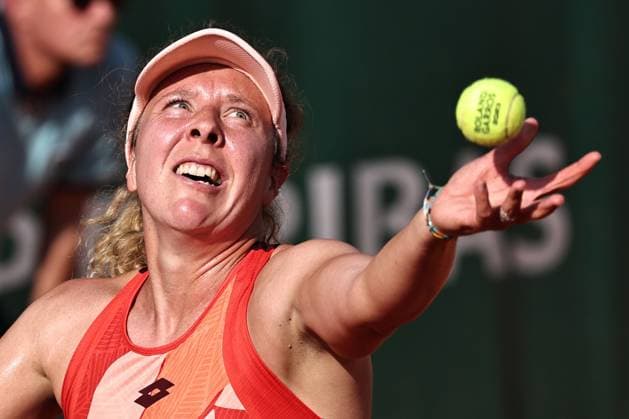 Anna-Lena Friedsam, GER, during first round of 2023 French Open at Roland Garros, Paris, 29 05 2023; -