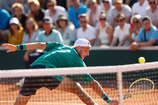 Sport Bilder des Tages Jan-Lennard Struff (GER) Tennis - French Open 2022 - Grand Slam ATP, Tennis Herren WTA, Tennis Damen ITF - Roland Garros - Paris - - France - 29 May 2023. Copyright: xJuergenxHasenkopfx