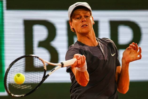 2023 French Open - Day Two Jannik SINNER (ITA) in action during his match against Alexandre MULLER (FRA) on Philippe-CHATRIER court in The French Open Roland Garros 2023 tennis tournament day two. Paris France  Copyright: xIbrahimxEzzatx originalFilename:ezzat-notitle230529_npYNt.jpg