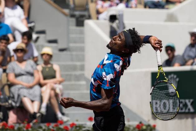 TENNIS - ATP, Tennis Herren French Open 2023 PARIS,FRANCE,30.MAY.23 - TENNIS - ATP World Tour, French Open, Roland Garros, Grand Slam. Image shows Elias Ymer (SWE).  GEPAxpictures xFrancoisxAsal