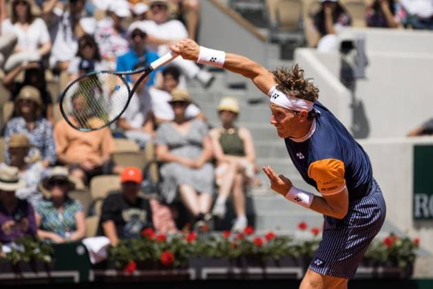 TENNIS - ATP, Tennis Herren French Open 2023 PARIS,FRANCE,30.MAY.23 - TENNIS - ATP World Tour, French Open, Roland Garros, Grand Slam. Image shows Casper Ruud (NOR).  GEPAxpictures xFrancoisxAsal