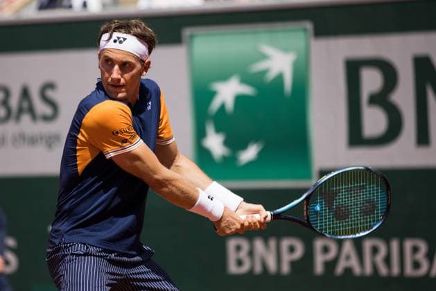 TENNIS - ATP, Tennis Herren French Open 2023 PARIS,FRANCE,30.MAY.23 - TENNIS - ATP World Tour, French Open, Roland Garros, Grand Slam. Image shows Casper Ruud (NOR).  GEPAxpictures xFrancoisxAsal