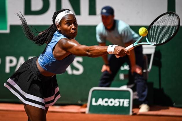 May 30, 2023, Paris, France, France: Coco GAUFF of United States during the third day of Roland-Garros 2023, French Open 2023, Grand Slam tennis tournament at the Roland-Garros Stadium on May 30, 2023 in Paris, France. Paris France - ZUMAm308 20230530_zsp_m308_005 Copyright: xMatthieuxMirvillex