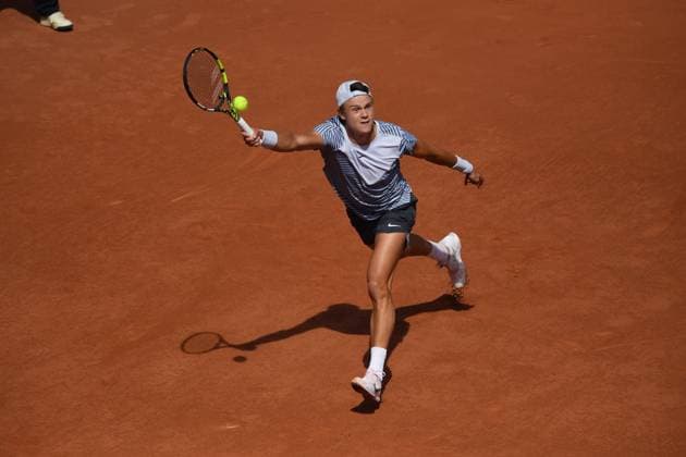 Tennis : Roland Garros 2023 - France - Holger Rune - Danemark Tennis : Roland Garros 2023 - France - 30 05 23 ChrysleneCaillaud Panoramic 