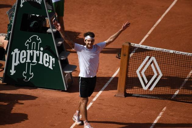 Tennis : Roland Garros 2023 - France - Seyboth Wild - Bresil Tennis : Roland Garros 2023 - France - 30 05 23 ChrysleneCaillaud Panoramic 