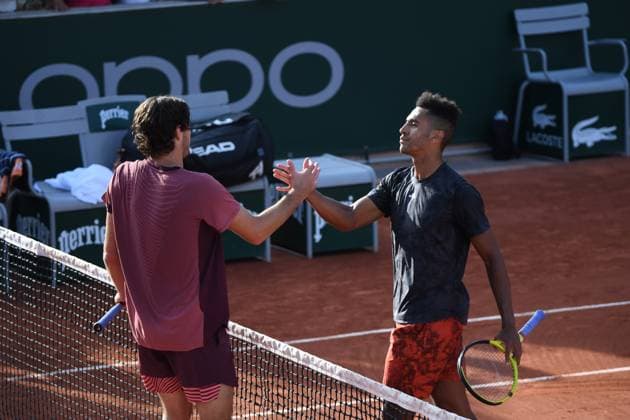 Tennis : Roland Garros 2023 - France - Taylor Fritz - Usa Tennis : Roland Garros 2023 - France - 30 05 23 ChrysleneCaillaud Panoramic 