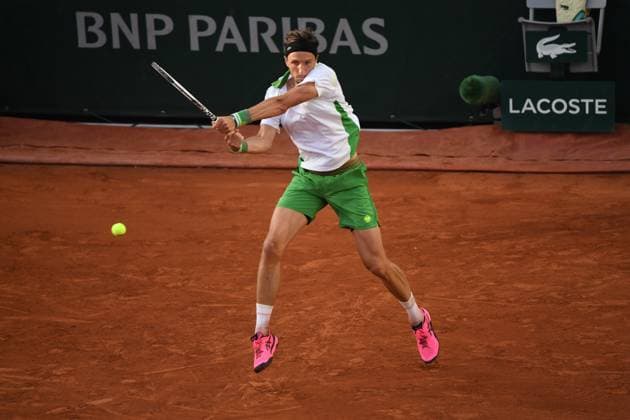 Tennis : Roland Garros 2023 - France - Arthur Rinderknech - France Tennis : Roland Garros 2023 - France - 30 05 23 ChrysleneCaillaud Panoramic 
