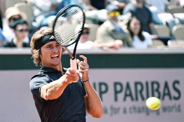 Sport Bilder des Tages Alexander Zverev, GER, during first round of 2023 French Open at Roland Garros, Paris, 30 05 2023; -