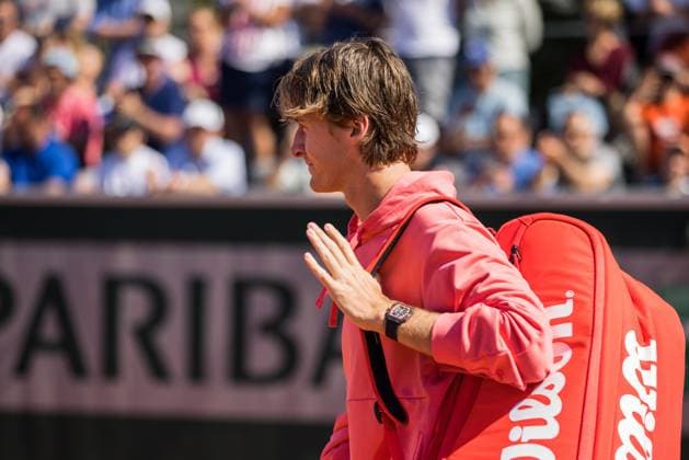 TENNIS - ATP, Tennis Herren French Open 2023 PARIS,FRANCE,31.MAY.23 - TENNIS - ATP World Tour, French Open, Roland Garros, Grand Slam. Image shows Sebastian Korda (USA).  GEPAxpictures xFrancoisxAsal