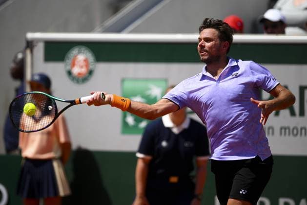 Stan Wawrinka (Sui) TENNIS : Roland Garros 2023 - Paris - 31 05 2023 JBAutissier Panoramic 