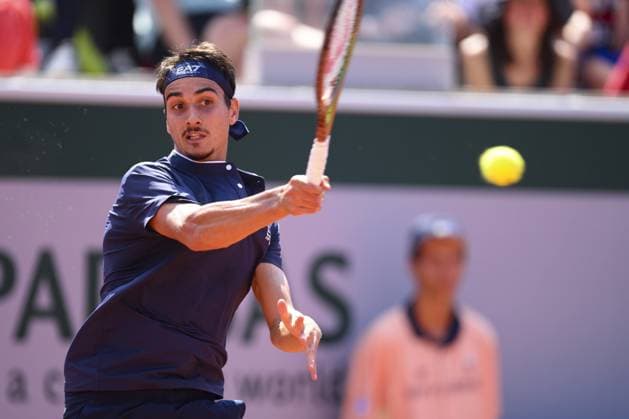 Lorenzo Sonego (Ita) TENNIS : Roland Garros 2023 - Paris - 31 05 2023 JBAutissier Panoramic 