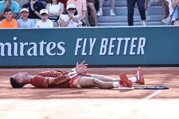 Thanasi Kokkinakis, AUS, during second round of 2023 French Open at Roland Garros, Paris, 31 05 2023; -