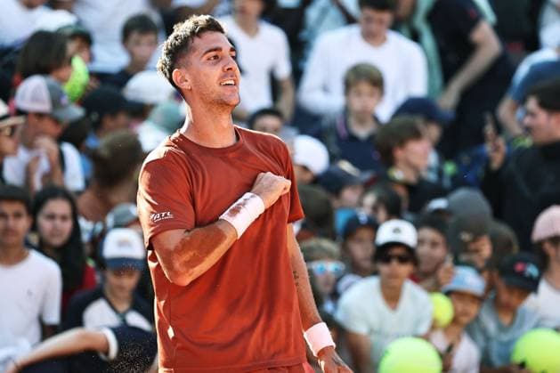Thanasi Kokkinakis, AUS, during second round of 2023 French Open at Roland Garros, Paris, 31 05 2023; -