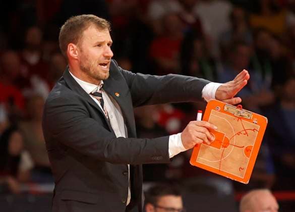 30.05.2023, FC Bayern Basketball vs Ratiopharm Ulm, Audi Dome Muenchen, im Bild: Anton Gavel (ULM)