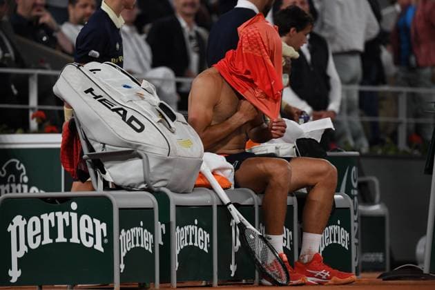 Tennis : Roland Garros 2023 - France - Novak Djokovic - Serbie Tennis : Roland Garros 2023 - France - 31 05 23 ChrysleneCaillaud Panoramic 