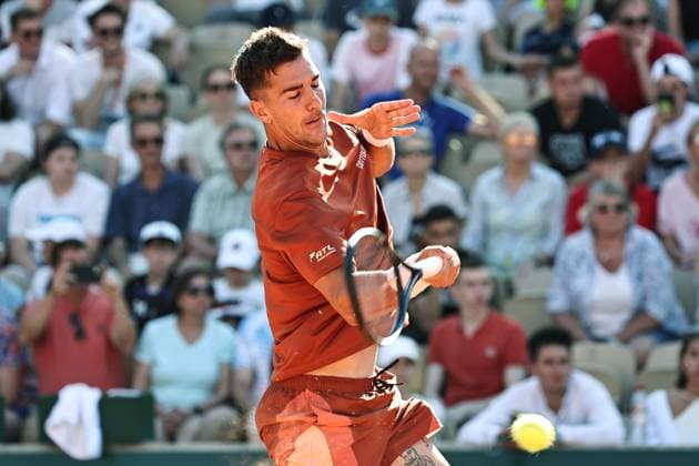 Thanasi Kokkinakis, AUS, during second round of 2023 French Open at Roland Garros, Paris, 31 05 2023; -