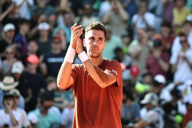 Thanasi Kokkinakis, AUS, during second round of 2023 French Open at Roland Garros, Paris, 31 05 2023; -