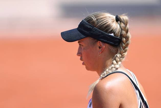 Yulia Putintseva, KAZ, during second round of 2023 French Open at Roland Garros, Paris, 31 05 2023; -