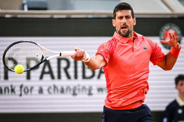 May 31, 2023, Paris, France, France: Novak DJOKOVIC of Serbia during the fourth day of Roland-Garros 2023, French Open 2023, Grand Slam tennis tournament at the Roland-Garros Stadium on May 31, 2023 in Paris, France. Paris France - ZUMAm308 20230531_zsp_m308_021 Copyright: xMatthieuxMirvillex