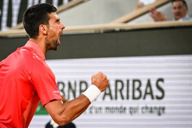 May 31, 2023, Paris, France, France: Novak DJOKOVIC of Serbia celebrates his point during the fourth day of Roland-Garros 2023, French Open 2023, Grand Slam tennis tournament at the Roland-Garros Stadium on May 31, 2023 in Paris, France. Paris France - ZUMAm308 20230531_zsp_m308_024 Copyright: xMatthieuxMirvillex