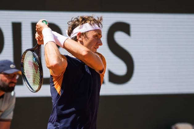 TENNIS - ATP, Tennis Herren French Open 2023 PARIS,FRANCE,01.JUN.23 - TENNIS - ATP World Tour, French Open, Roland Garros, Grand Slam. Image shows Casper Ruud (NOR).  GEPAxpictures