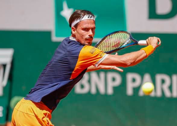 Daniel Altmaier (GER) Tennis - French Open 2023 - Grand Slam ATP, Tennis Herren WTA, Tennis Damen ITF - Roland Garros - Paris - - France - 1 June 2023. Copyright: xJuergenxHasenkopfx