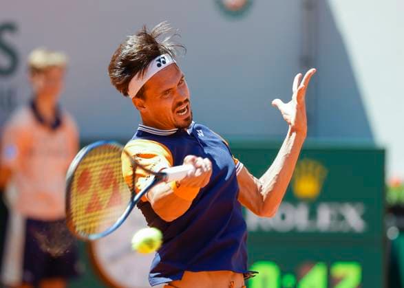 Daniel Altmaier (GER) Tennis - French Open 2023 - Grand Slam ATP, Tennis Herren WTA, Tennis Damen ITF - Roland Garros - Paris - - France - 1 June 2023. Copyright: xJuergenxHasenkopfx