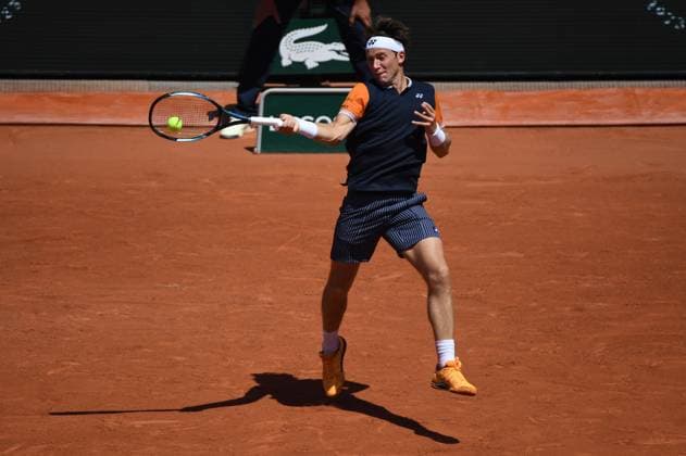 Tennis : Roland Garros 2023 - France - Casper Ruud - Norvege Tennis : Roland Garros 2023 - France - 01 06 23 ChrysleneCaillaud Panoramic 