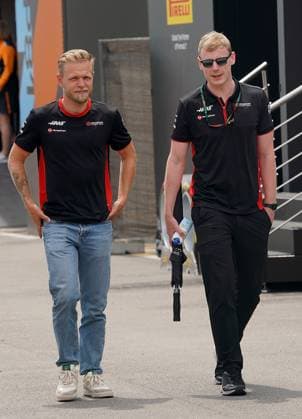 Formel 1 AWS Grand Prix von Spanien 2023 01.06.2023, Circuit de Catalunya, Barcelona, Formel 1 AWS Grand Prix von Spanien 2023 , im Bild Kevin Magnussen (DNK), Moneygram Haas F1 Team