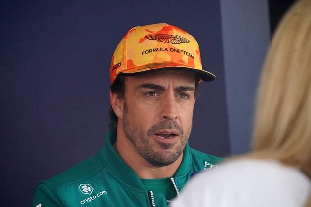 Formel 1 AWS Grand Prix von Spanien 2023 01.06.2023, Circuit de Catalunya, Barcelona, Formel 1 AWS Grand Prix von Spanien 2023 , im Bild Fernando Alonso (ESP), Aston Martin Aramco Cognizant Formula One Team