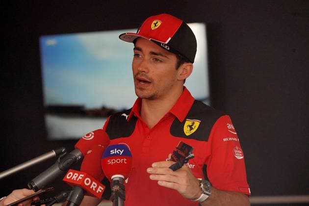 Formel 1 AWS Grand Prix von Spanien 2023 01.06.2023, Circuit de Catalunya, Barcelona, Formel 1 AWS Grand Prix von Spanien 2023 , im Bild Charles Leclerc (MCO), Scuderia Ferrari