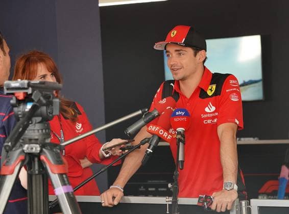 Formel 1 AWS Grand Prix von Spanien 2023 01.06.2023, Circuit de Catalunya, Barcelona, Formel 1 AWS Grand Prix von Spanien 2023 , im Bild Charles Leclerc (MCO), Scuderia Ferrari