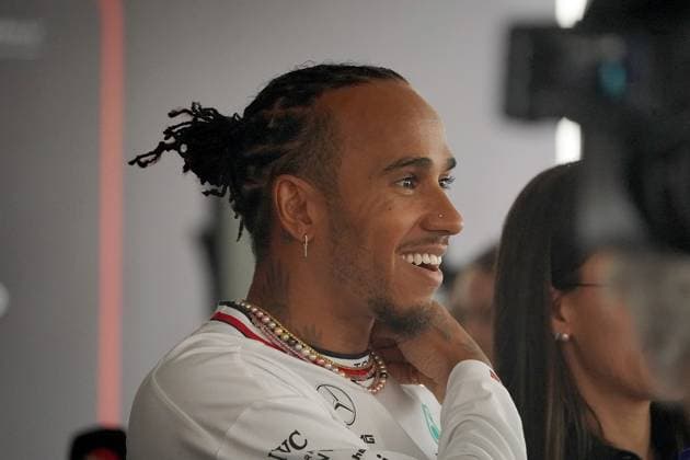 Formel 1 AWS Grand Prix von Spanien 2023 01.06.2023, Circuit de Catalunya, Barcelona, Formel 1 AWS Grand Prix von Spanien 2023 , im Bild Lewis Hamilton (GBR), Mercedes-AMG Petronas Formula One Team