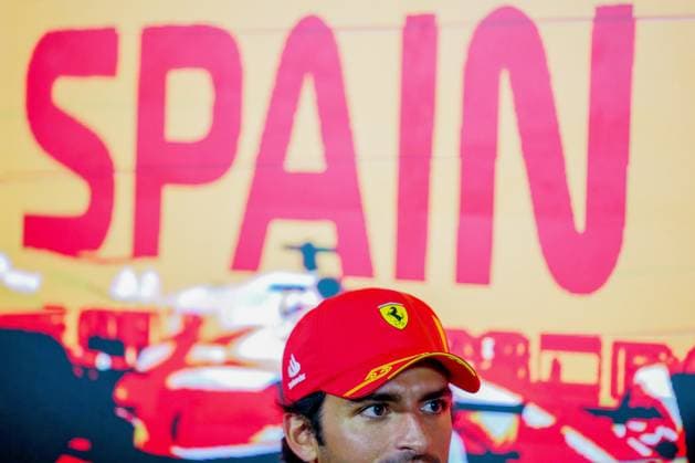 ESP: F1 Grand Prix of Spain. Previews Carlos Sainz, Scuderia Ferrari SF-23 attends the Drivers press conference, PK, Pressekonferenz during previews ahead of the F1 Grand Prix of Spain at Circuit de Barcelona-Catalunya on June 1, 2023 in Barcelona, Spain. Contributor Copyright: xPressinphotox PS_230601_253
