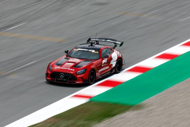 F1 Safety Car, Mercedes-AMG GT Black Series, F1 Grand Prix of Spain at Circuit de Barcelona-Catalunya on June 1, 2023 in Barcelona, Spain. (Photo by HOCH ZWEI) Barcelona Spain