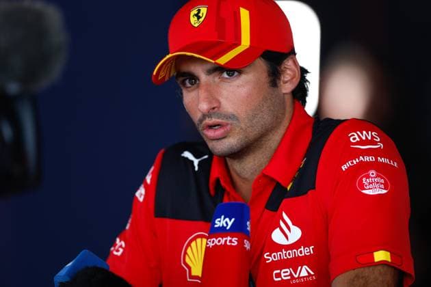 55 Carlos Sainz (ESP, Scuderia Ferrari), F1 Grand Prix of Spain at Circuit de Barcelona-Catalunya on June 1, 2023 in Barcelona, Spain. (Photo by HOCH ZWEI) Barcelona Spain