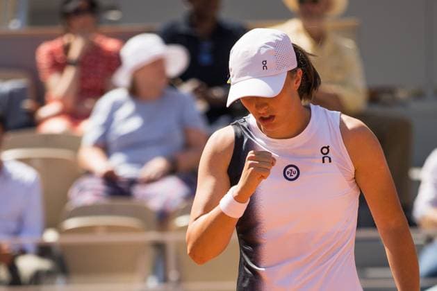 TENNIS - WTA, Tennis Damen French Open 2023 PARIS,FRANCE,01.JUN.23 - TENNIS - WTA Tour, French Open, Roland Garros, Grand Slam. Image shows Iga Swiatek (POL).  GEPAxpictures xFrancoisxAsal