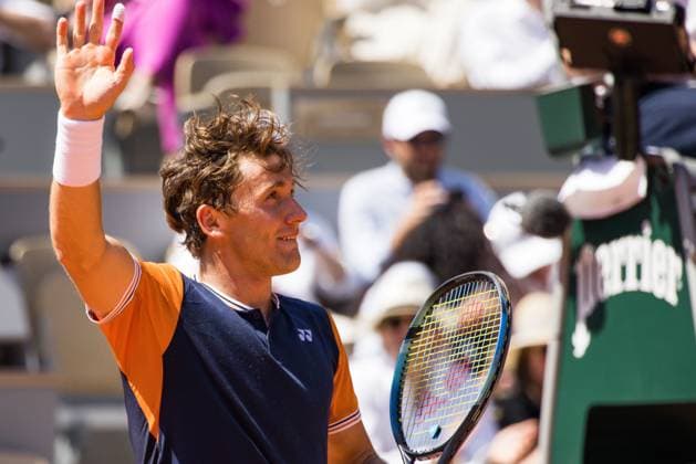 TENNIS - ATP, Tennis Herren French Open 2023 PARIS,FRANCE,01.JUN.23 - TENNIS - ATP World Tour, French Open, Roland Garros, Grand Slam. Image shows Casper Ruud (NOR).  GEPAxpictures xFrancoisxAsal