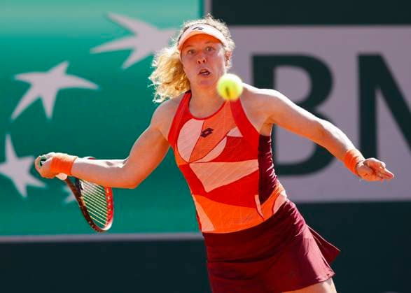 Sport Bilder des Tages Anna-Lena Friedsam (GER) Tennis - French Open 2023 - Grand Slam ATP, Tennis Herren WTA, Tennis Damen ITF - Roland Garros - Paris - - France - 1 June 2023. Copyright: xJuergenxHasenkopfx